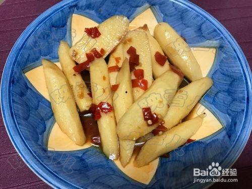 酱汁淮山图片,传统美食的甜蜜诱惑